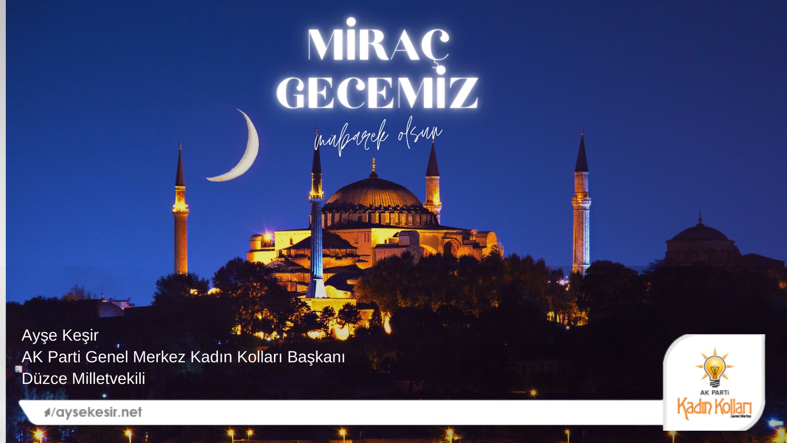 MİRAÇ GECEMİZ KUTLU OLSUN