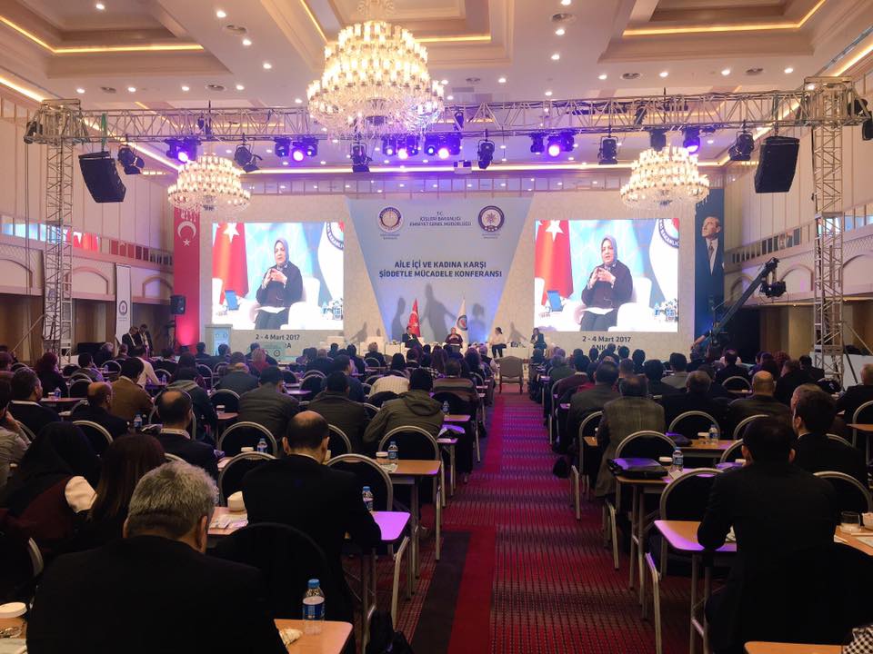 Polis Akademisi'nin düzenledigi Aile Içi ve Kadina Siddetle Mücadele Konferansi