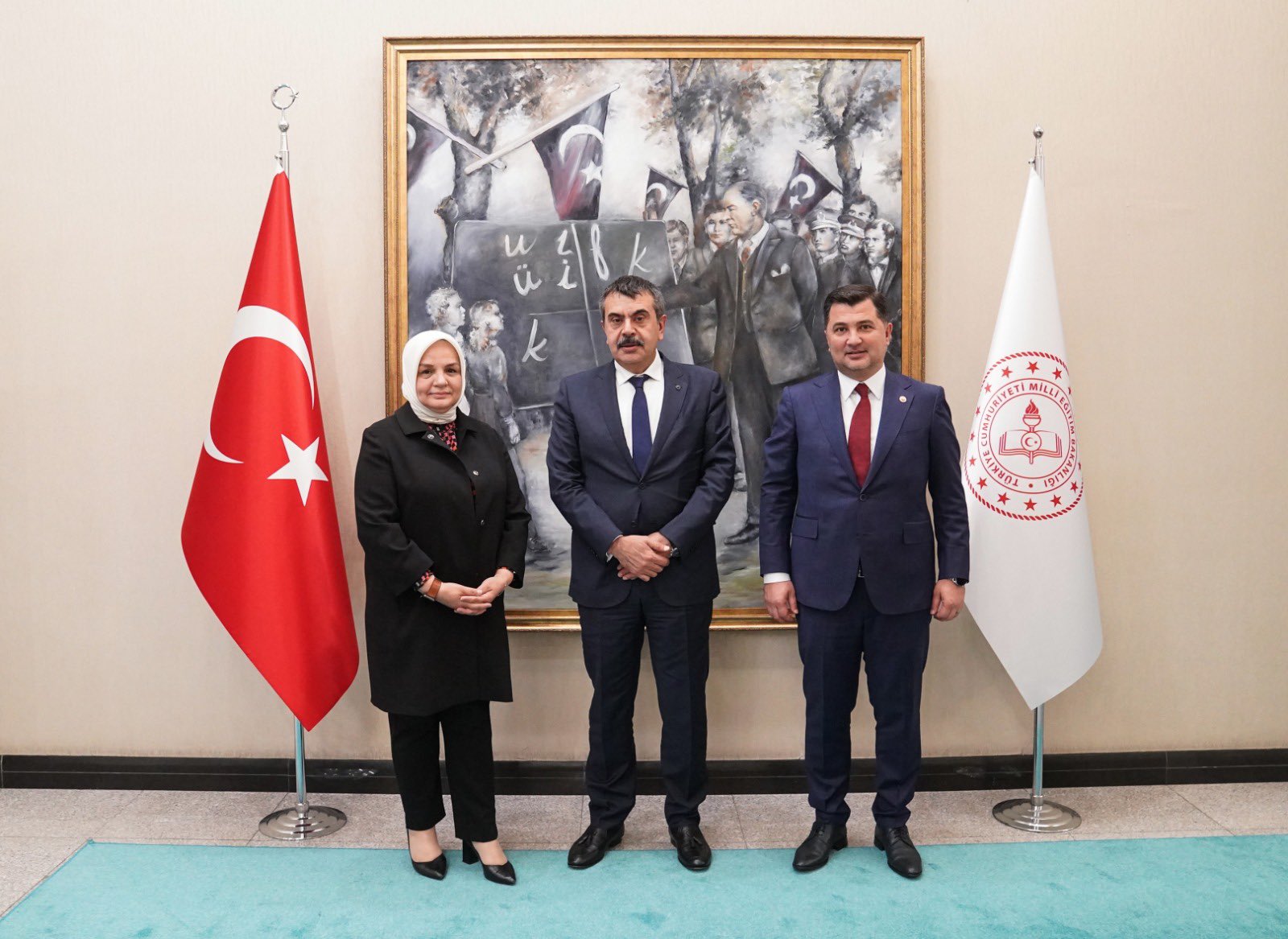 BAKANLARIMIZA HAYIRLI OLSUN ZİYARETİNDE BULUNDUK