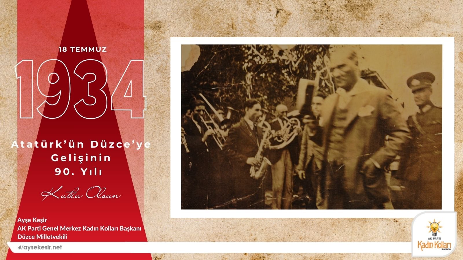 ATATÜRK'ÜN ANKARA'YA GELİŞİNİN 90.YILI