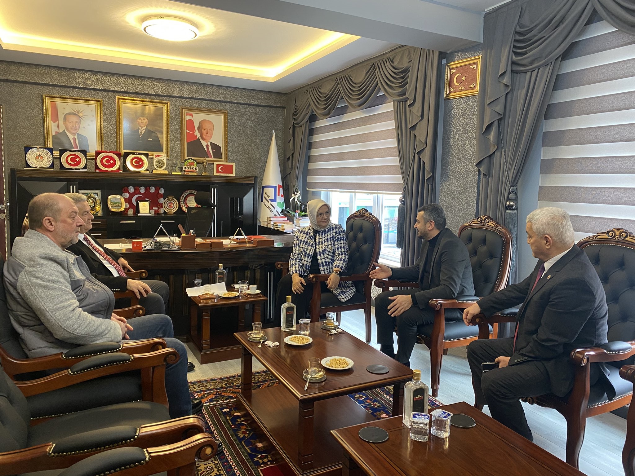 KAYNAŞLI'DA  SAĞYIK YATIRIMLARINI GÖRÜŞTÜK