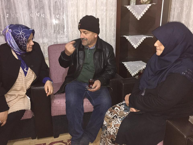 Sehidimiz Cihan Aksari'nin ailesi