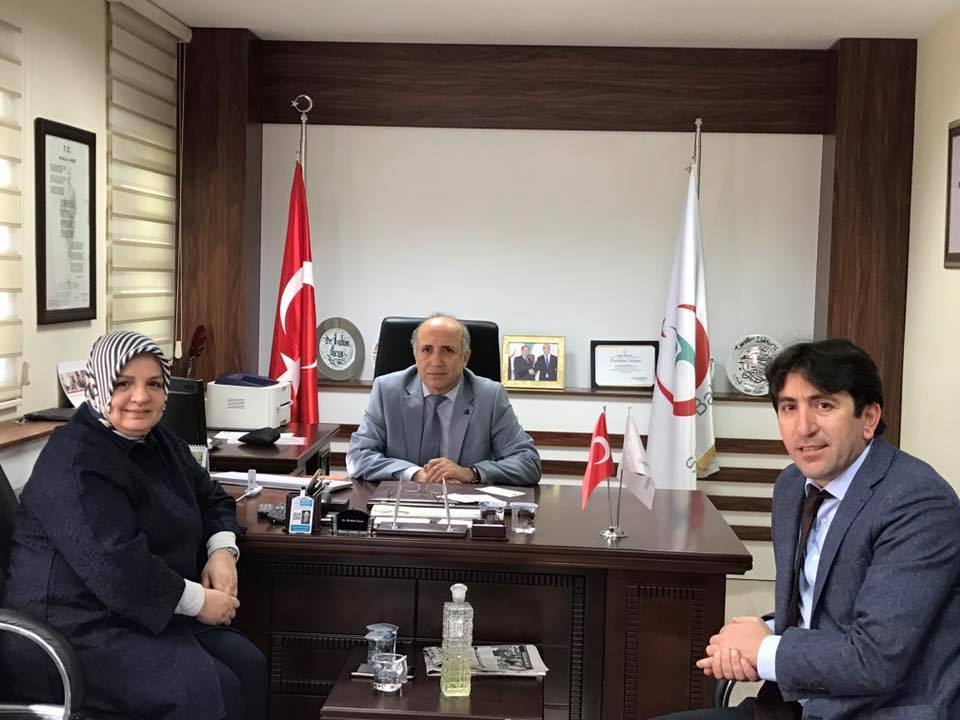 Düzce Kamu Hastaneleri Genel Sekreterimiz Ibrahim Özcan  ile Saglik Planlamalarimiz Hakkinda Istisarede Bulunduk