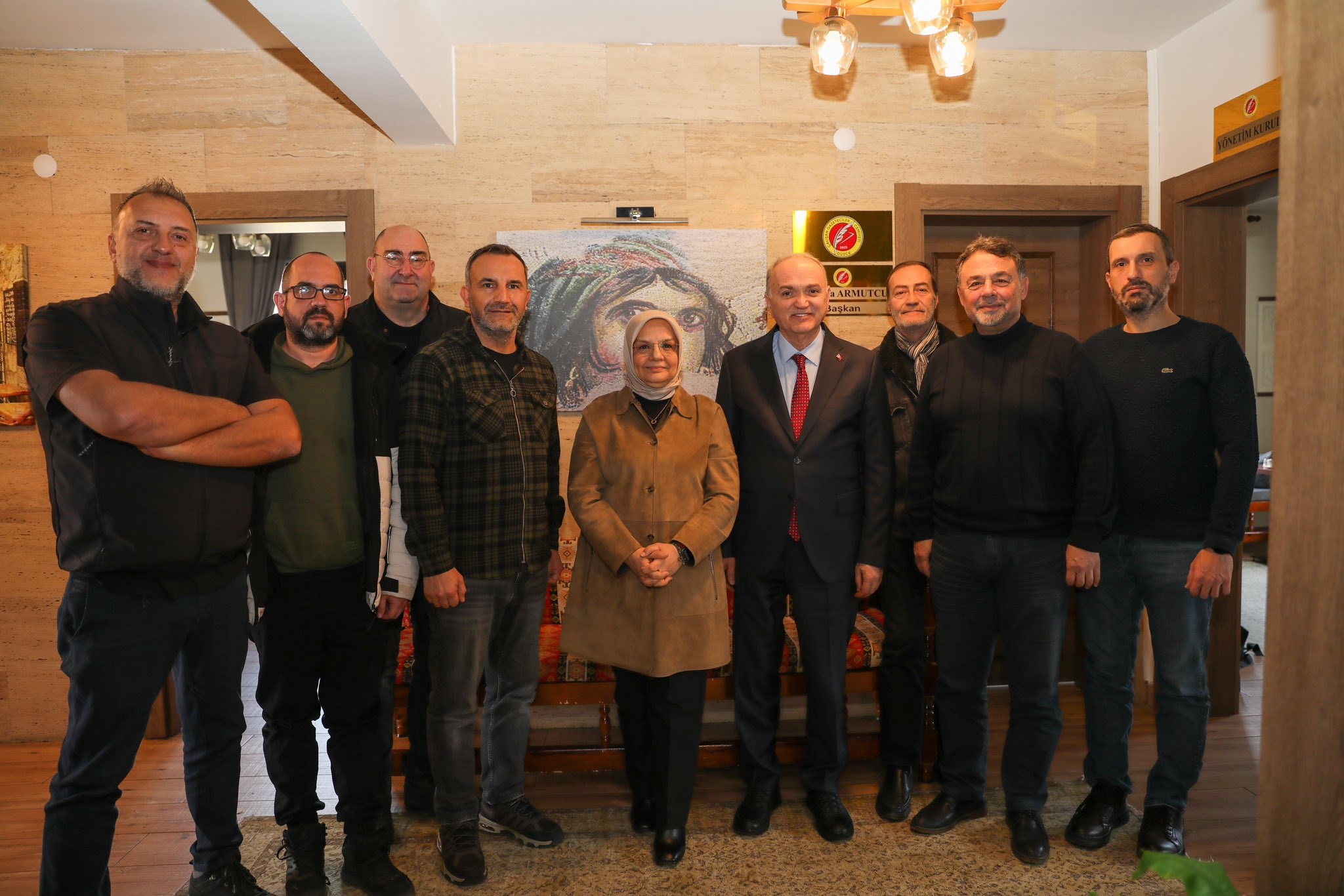 ÇALIŞAN GAZETECİLER CEMİYETİNİ ZİYARET ETTİK