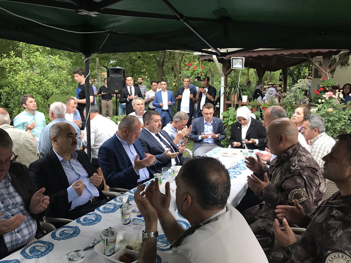 15Temmuz Gölbasi Özel Harekat Sehidimiz Ufuk Baysan Müdürümüzün, Beyköy'deki Baba Ocagindaki Mevlid Programina Katildik.