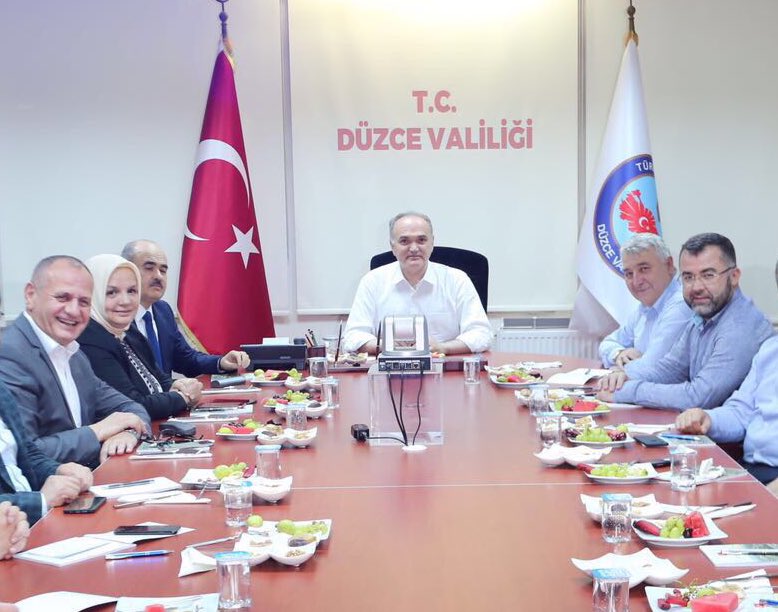 Sayin Bakanimiz Faruk ÖZLÜ Baskanliginda, Düzce Koordinasyon Toplantimizi Gerçeklestirdik.
