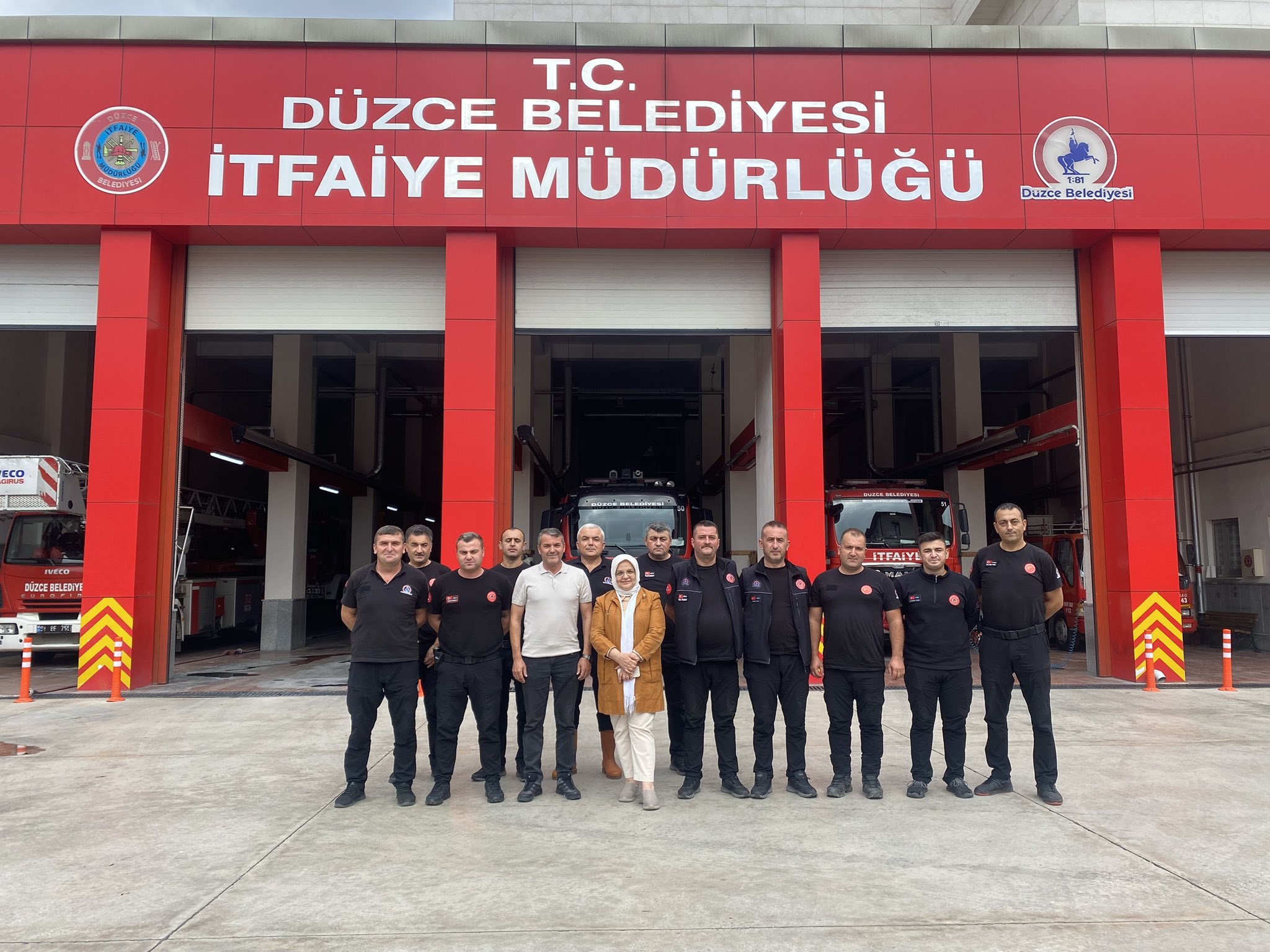 DÜZCE İTFAİYESİNİ ZİYARET ETTİK (1)