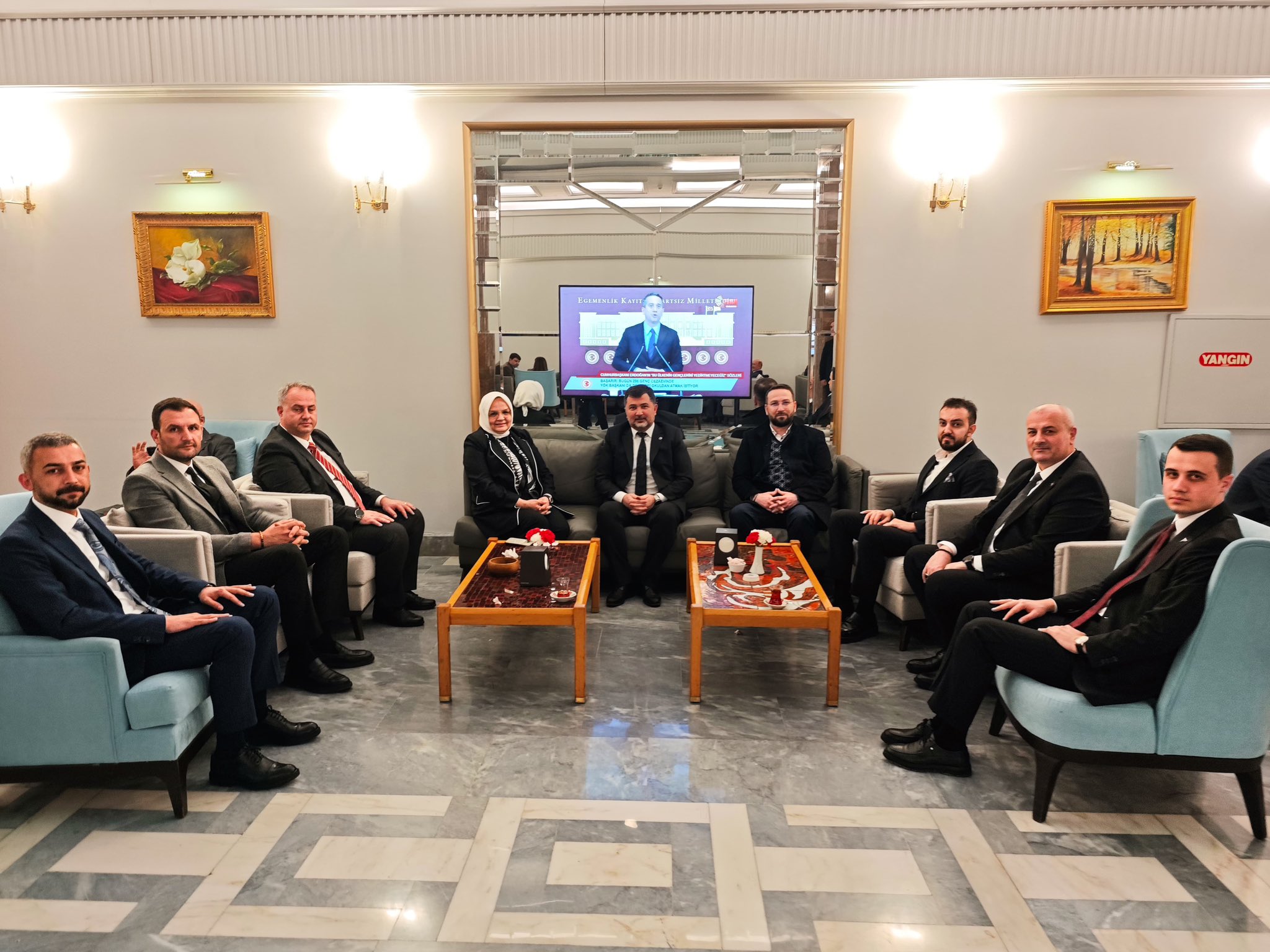 ÇİLİMLİ HEYETİNİ TBMM'DE AĞIRLADIK