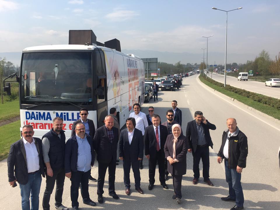 Referandum Öncesi Konvoyumuzla Düzce'yi Dolastik 