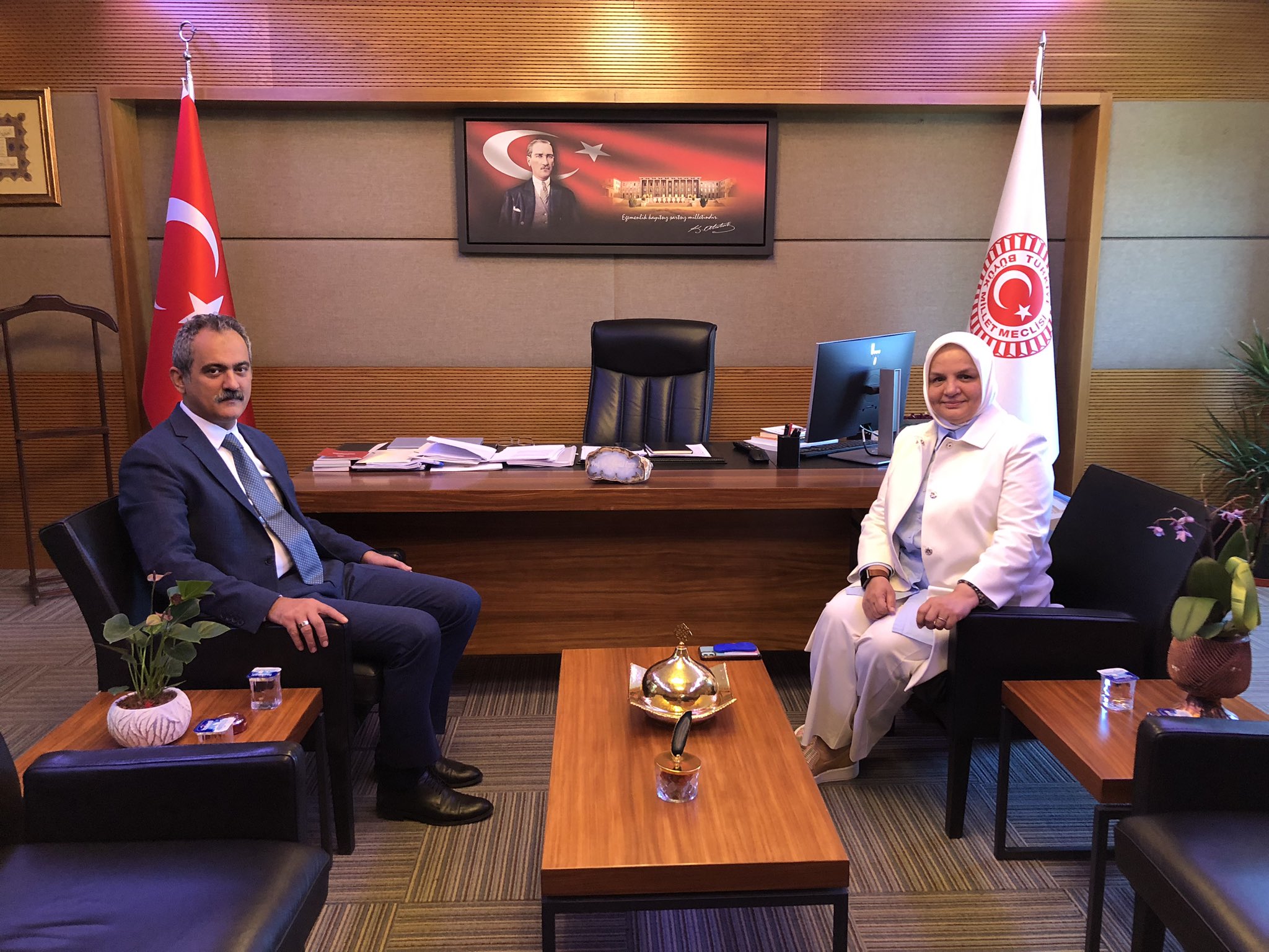 SAYIN ÖZER'İ ZİYARET ETTİK