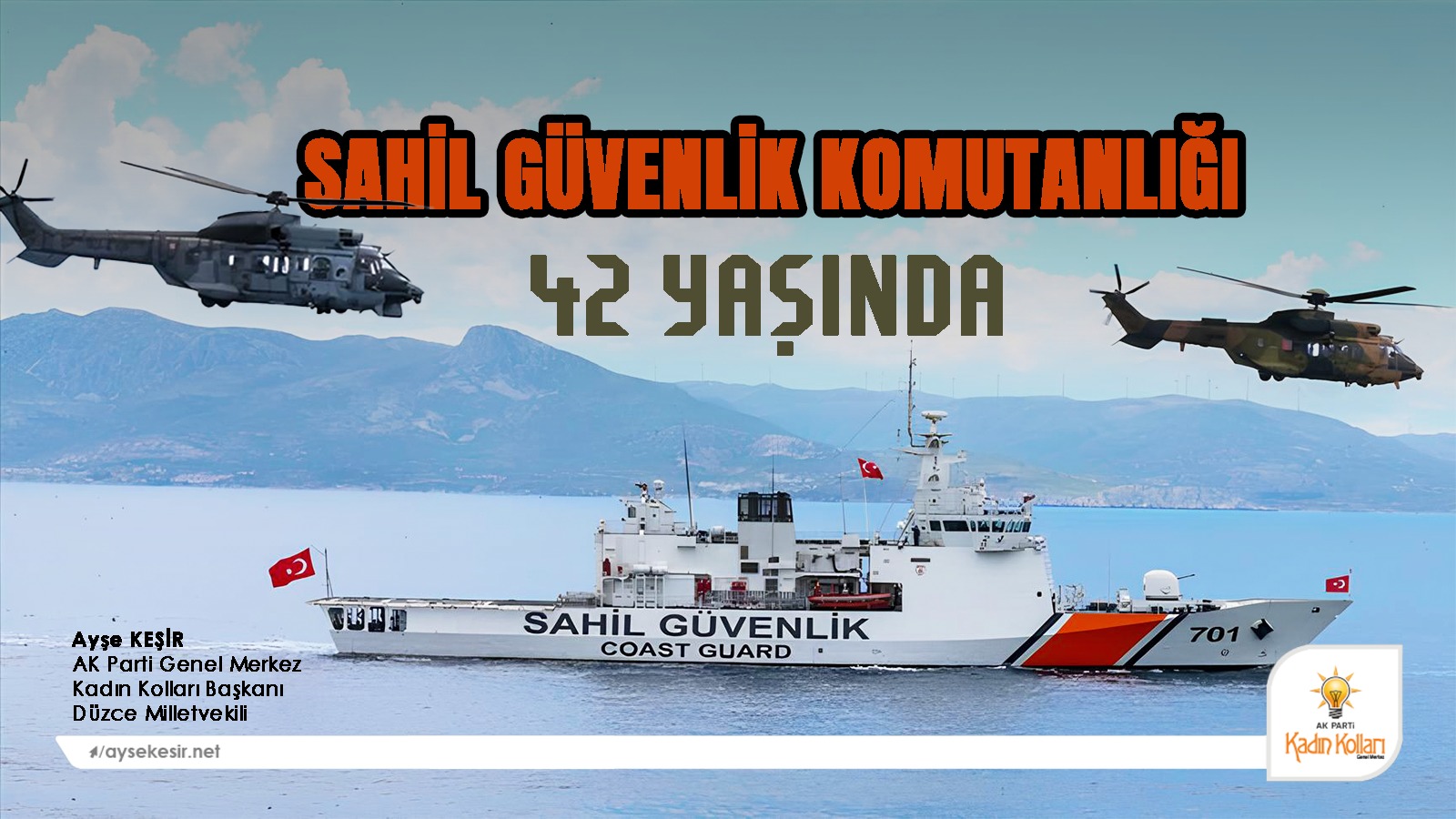 SAHİL GÜVENLİK 42 YAŞINDA