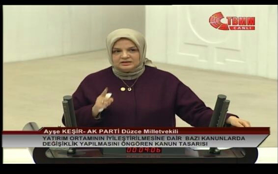TBMM Genel Kurulunda Yatirim Ortaminin Iyilestirilmesi Hk Kanun Tasarisi geneli üzerine sahsim adina söz aldim.
