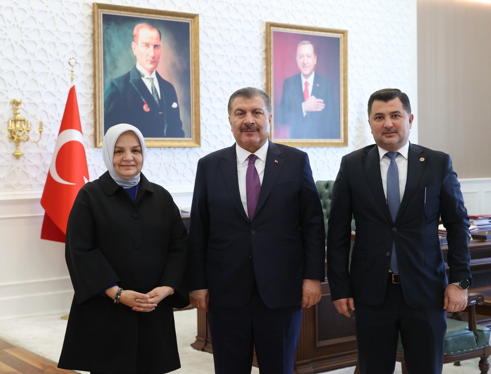 SAĞLIK BAKANIMIZI ZİYARET ETTİK (1)