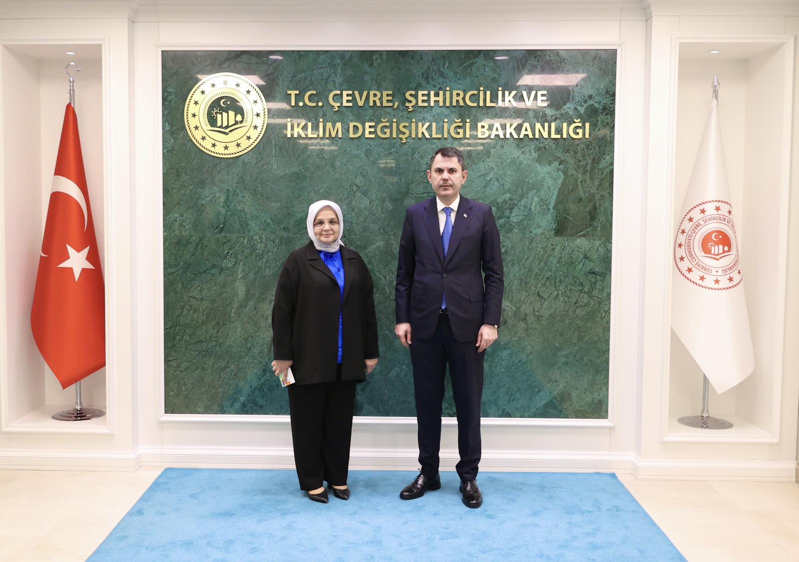 ÇEVRE BAKANIMIZ İLE BİR ARAYA GELDİK