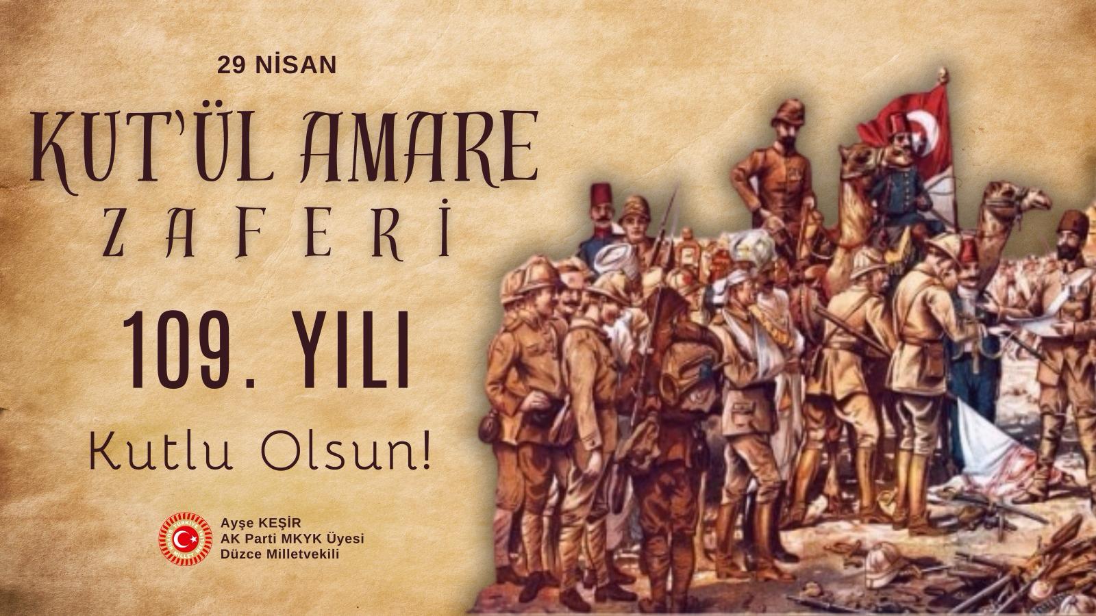 KUT'ÜL AMARE'NİN 109. YILI