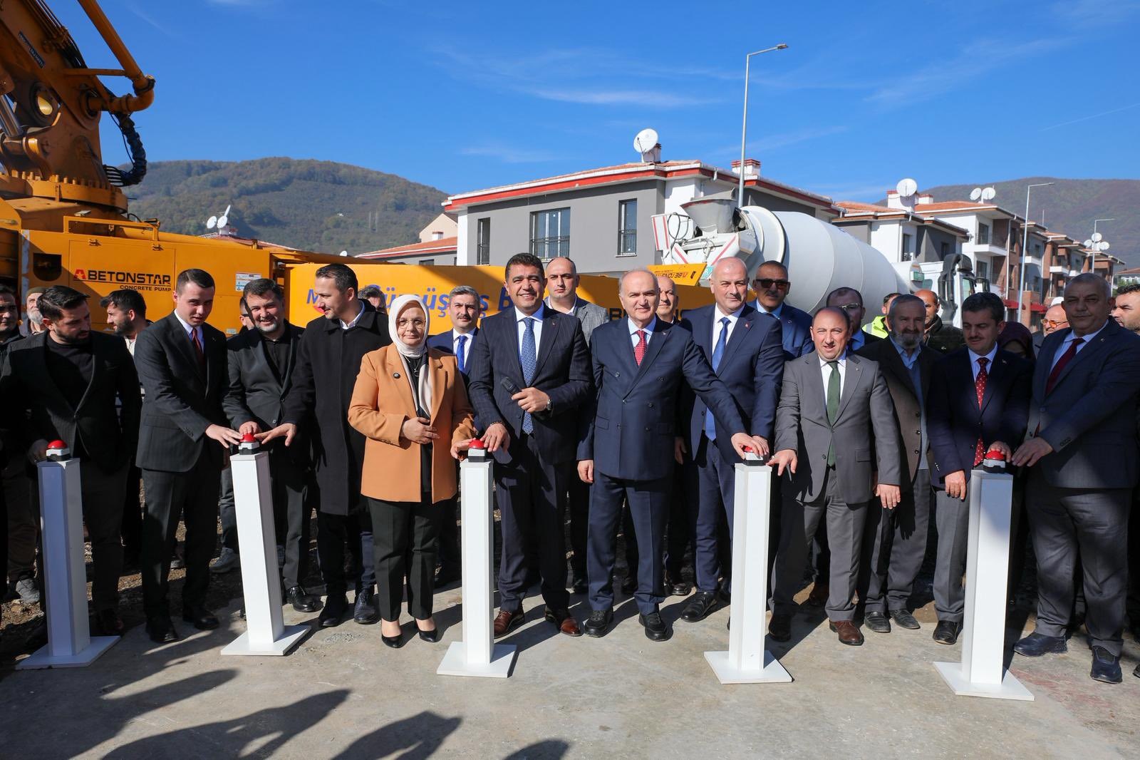 ÇİLİMLİ CAMİİ'NİN TEMELİNİ ATTIK