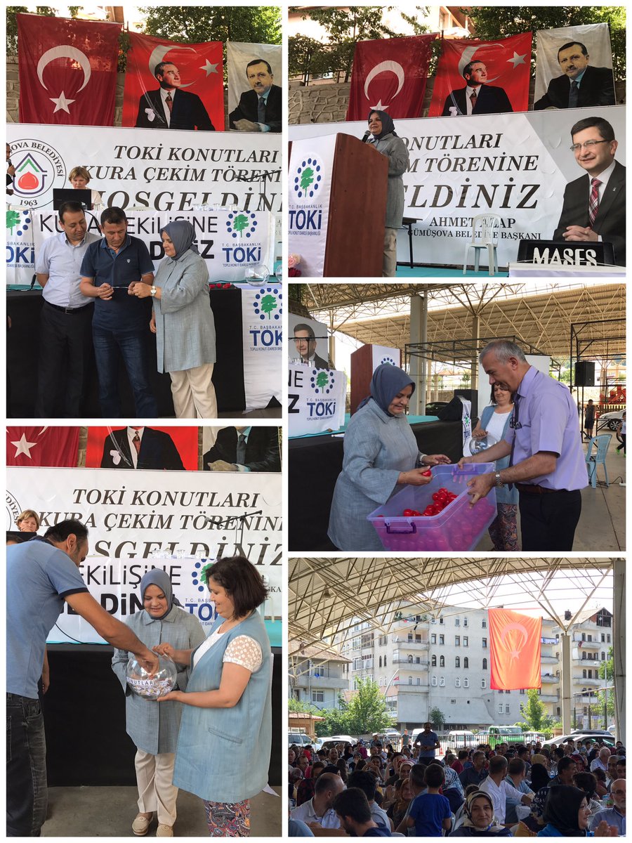 Gümüsova Ilçemizde TOKI Tarafindan Yapilan Konutlarin Hak Sahibi Kura Törenine Katildik. Hayirli Olsun