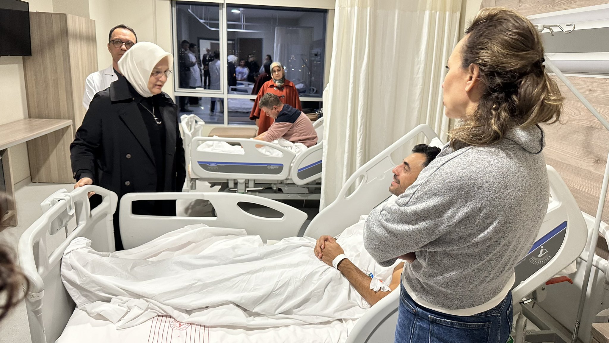 TUSAŞ SALDIRISINDA YARALANANLARI ZİYARET ETTİK