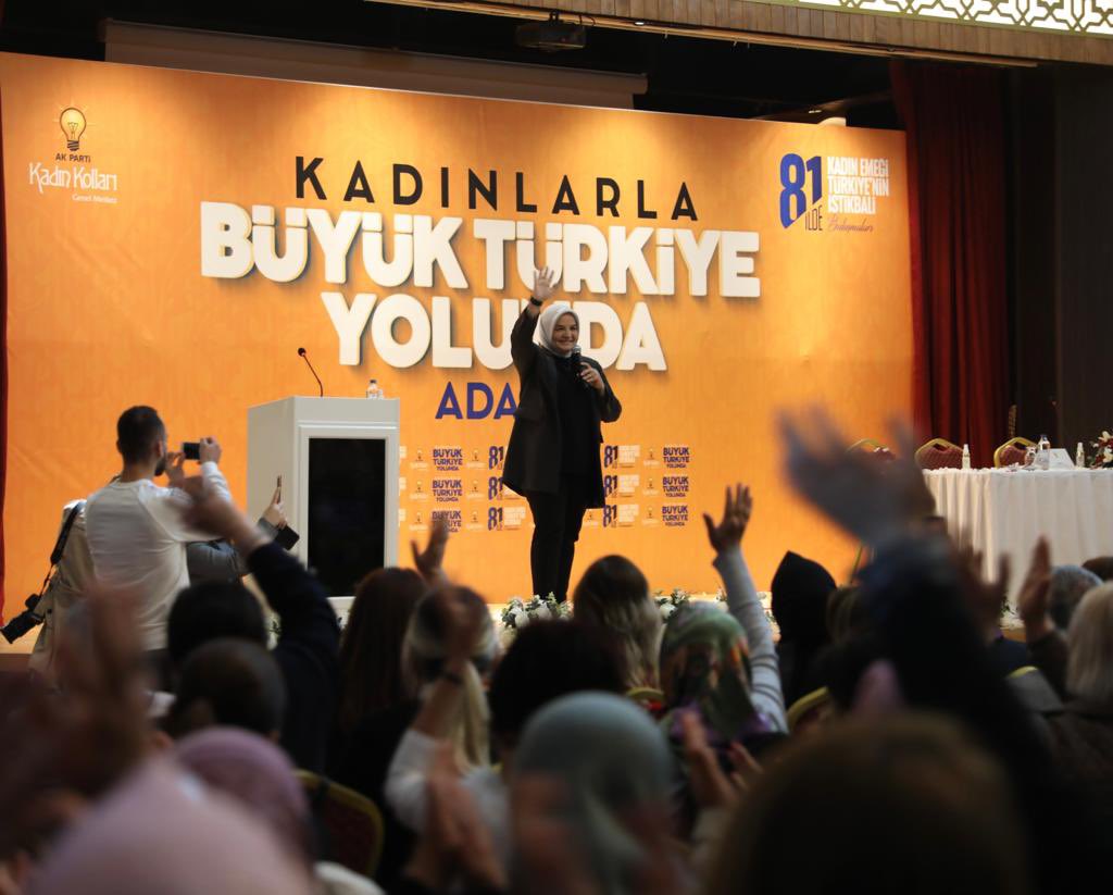 “KADIN EMEĞİ TÜRKİYE'NİN İSTİKBALİ" PROGRAMIMIZDA 63. DURAK: ADANA